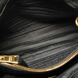 Pre Owned Prada Grey Nylon and Leather Tote