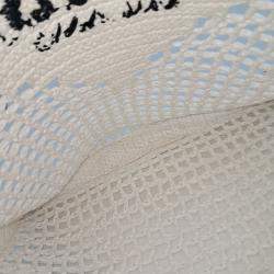 Pre Owned Prada White Raffia raffia shoulder bag