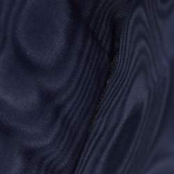 Pre Owned Prada Navy Blue Saffiano Leather Compact Wallet