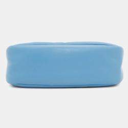 Pre Owned Prada Re-Edition 2005 Light Blue Leather Shoulder Bag