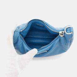 Pre Owned Prada Re-Edition 2005 Light Blue Leather Shoulder Bag
