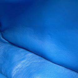 Pre Owned Prada Re-Edition 2005 Light Blue Leather Shoulder Bag