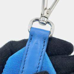 Pre Owned Prada Re-Edition 2005 Light Blue Leather Shoulder Bag