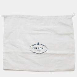 Pre Owned Prada Black Leather Shopping Tote Bag