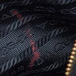 Pre Owned Prada Navy Blue Saffiano Leather Medium Promenade Satchel