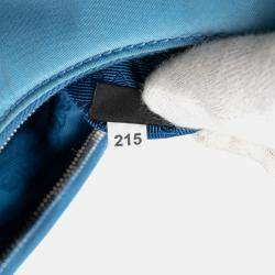 Pre Owned Prada Blue Tessuto Re Edition 2005 Satchel