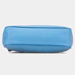 Pre Owned Prada Blue Tessuto Re Edition 2005 Satchel