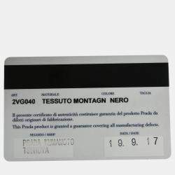 Pre Owned Prada Black Nylon Tote Bag