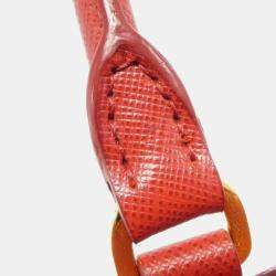 Pre Owned Prada Lux Red Saffiano Leather Handbag