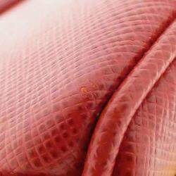 Pre Owned Prada Lux Red Saffiano Leather Handbag