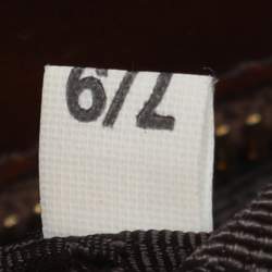 Pre Owned Prada Brown Brushed Smoke Patent Leather Large Galleria Tote