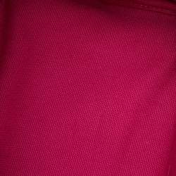 Pre Owned Prada Pink Canvas Small Canapa Logo Tote