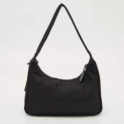 Pre Owned Prada Black Re-Nylon Re-Edition 2000 Shoulder Bag