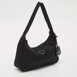 Pre Owned Prada Black Re-Nylon Re-Edition 2000 Shoulder Bag
