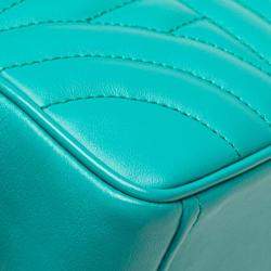 Pre Owned Prada Blue Soft Calf Diagramme Camera Bag