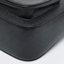 Pre Owned Prada Black Saffiano Leather Metropolis Tote