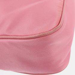 Pre Owned Prada Pink Nylon 2way Shoulder Bag