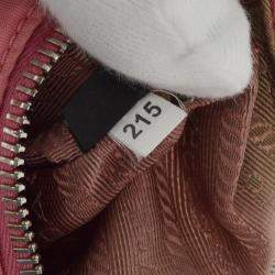 Pre Owned Prada Pink Nylon 2way Shoulder Bag