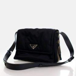 Pre Owned Prada Small Re-Nylon Padded Messenger Bag