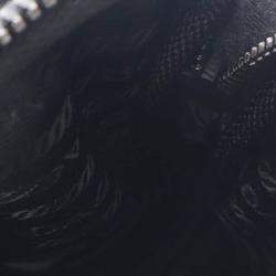 Pre Owned Prada Black Re-Nylon Messenger Bag