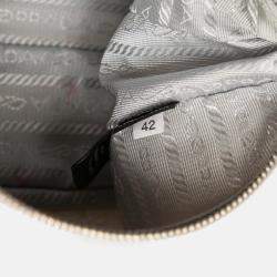 Pre Owned Prada Grey Re Nylon Re Edition 2005 Satchel