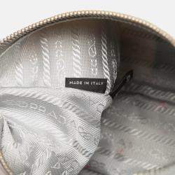 Pre Owned Prada Grey Re Nylon Re Edition 2005 Satchel