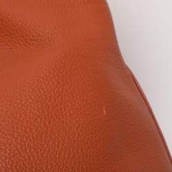 Pre Owned Prada Copper Vitello Daino Leather Tote