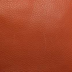 Pre Owned Prada Copper Vitello Daino Leather Tote