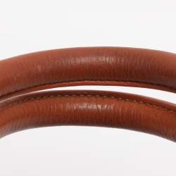 Pre Owned Prada Copper Vitello Daino Leather Tote