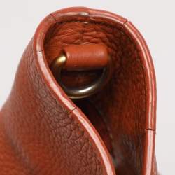 Pre Owned Prada Copper Vitello Daino Leather Tote