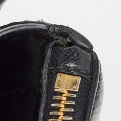 Pre Owned Prada Black Saffiano Lux Leather Extra Large Double Zip Galleria Tote