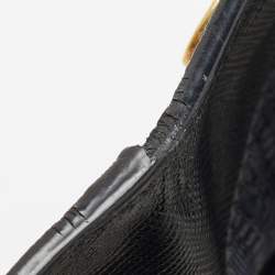 Pre Owned Prada Black Saffiano Lux Leather Extra Large Double Zip Galleria Tote