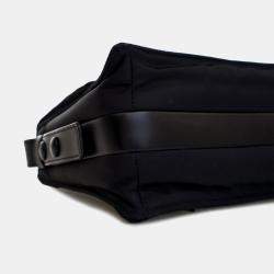 Pre Owned Prada Black Small Re Nylon Padded Traveller Shoulder Bag