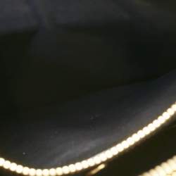 Pre Owned Prada Black Ostrich Twin Pocket Tote