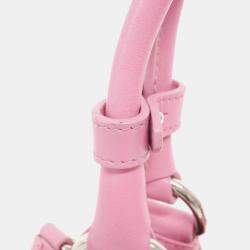 Pre Owned Prada Moon Pink Nappa Leather Handbag