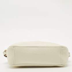 Pre Owned حقيبة كاميرا كروس بودي برادا أبيض جلد فينيكس فيتيلو