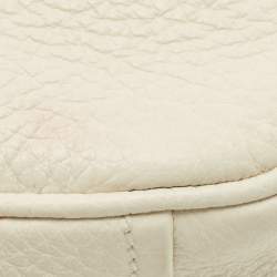 Pre Owned حقيبة كاميرا كروس بودي برادا أبيض جلد فينيكس فيتيلو