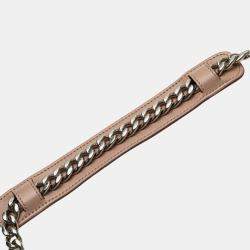 Pre Owned Prada Beige Brown Soft Calf Diagramme Crossbody