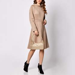 Pre Owned Prada Beige Nylon Re-Edition 2000 Shoulder Bag