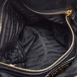 مملوكة مسبقًا Prada Black Nappa Leather Gaufre Tote