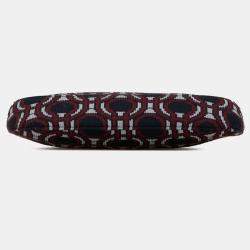 مملوكة مسبقًا Prada Black Jacquard Knit Cleo Shoulder Bag