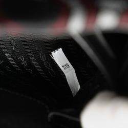 مملوكة مسبقًا Prada Black Jacquard Knit Cleo Shoulder Bag