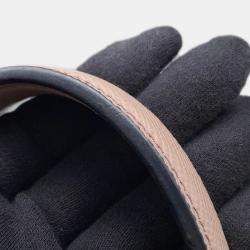 مملوكة مسبقًا حقيبة برادا بانيير ٢ واي جلد وردي/أسود