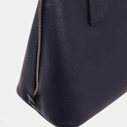 Pre Owned Prada Navy Leather Promenade 2way Shoulder Handbag 231