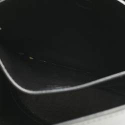 مملوكة مسبقًا Prada Black Leather Tambour Bucket Bag