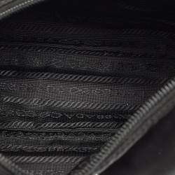 Pre Owned Prada Black Nylon Re-Edition 2000 Shoulder Bag