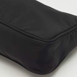 Pre Owned Prada Black Nylon Re-Edition 2000 Shoulder Bag
