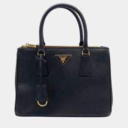 Pre Owned Prada Saffiano Luxe Tote Bag