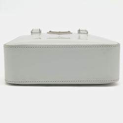 Pre Owned Prada Small Brushed Tote Bag