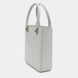 Pre Owned Prada Small Brushed Tote Bag